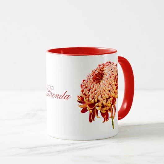 Red Gold Mum Coffee Cup Tasse (VorderseiteRechts)