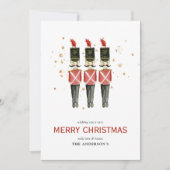 Red & Gold Nutcracker Weihnachten (Vorderseite)