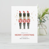 Red & Gold Nutcracker Weihnachten (Stehend Vorderseite)