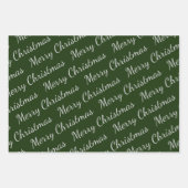 Red & Gold Ornament Geschenkpapier Set (Vorderseite 2)