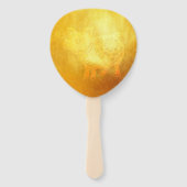 Red Gold Papercut Fan von Chinesisch Pig Year Fächer (Rückseite)