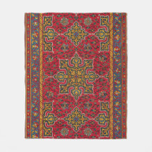 Red & Gold Persian Rug
