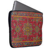 Red & Gold Persian Rug Laptopschutzhülle (Vorne Rechts)