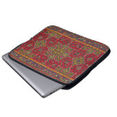 Red & Gold Persian Rug Laptopschutzhülle (Vorne Knopf)