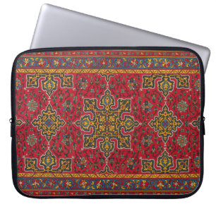 Red & Gold Persian Rug Laptopschutzhülle