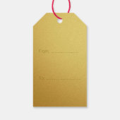 Red Gold Pig Papercut Chinesisch Neujahr 2019 G-Ta Geschenkanhänger (Rückseite)