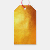 Red Gold Rabbit Papercut Chinesisches Neujahr 2023 Geschenkanhänger (Rückseite)