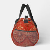Red Gold Retro Muster Duffel Bag Duffle Bag (Rechts)