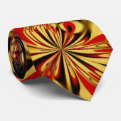 Red Gold Royal Fashion Krawatte (Gerollt)