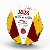 Red Gold School Uni University Abschluss Fotoblock (Rechts)