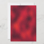 Red Gold Sneaker Ball Einladung (Rückseite)