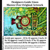 Red Gold Steam Train, Mosaikfliesen DH2RF Decoupag Seidenpapier