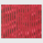 Red/Gold Striped Geschenkpapier (Flach)