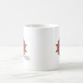 Red & Gold Stupefy Spell Graphic Kaffeetasse (Mittel)