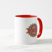 Red & Gold Stupefy Spell Graphic Tasse (VorderseiteRechts)