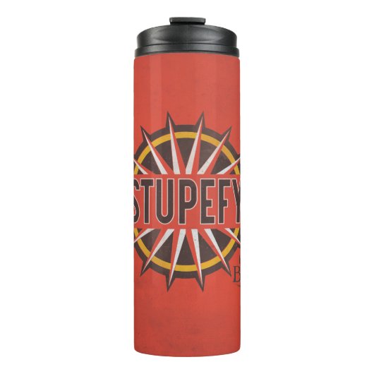Red & Gold Stupefy Spell Graphic Thermosbecher (Vorderseite)