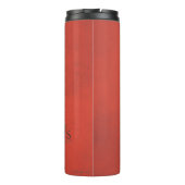 Red & Gold Stupefy Spell Graphic Thermosbecher (Rückseite)