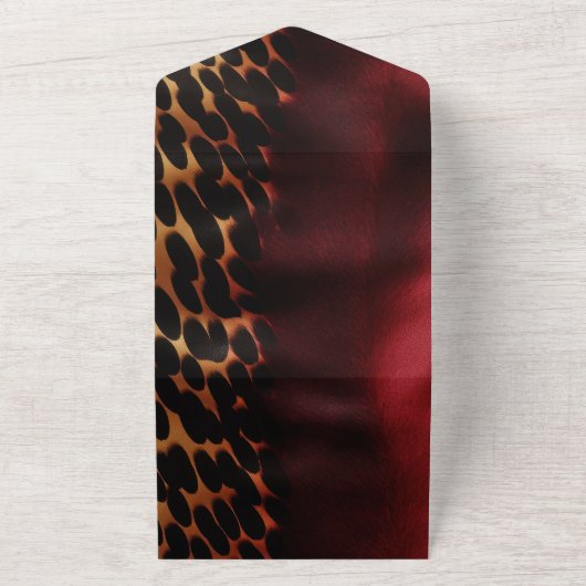 Red Gold Südwest Cowhide All In One Einladung (Außenbereich)