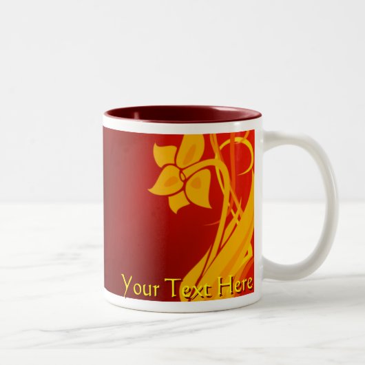 Red & Gold Tasse (Rechts)