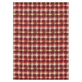 Red Gold Weihnachtsmuster Tartan Muster#7 ID1009 Tischdecke (Vorderseite)