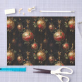 Red Gold Weihnachtsschmuck Seidenpapier (Handwerk)