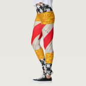 Red Gold White Leggings (Links)