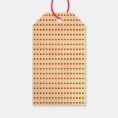 Red Gold Winter Berry Wreath Weihnachtsgeschenke T Geschenkanhänger (Rückseite)