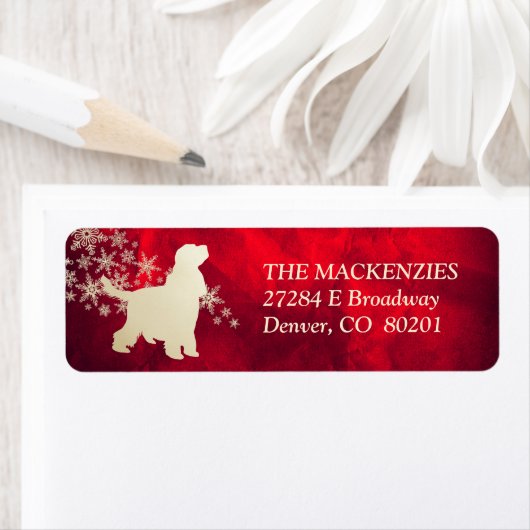 Red Gold Winter English Cocker Spanisch (Insitu)