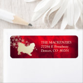 Red Gold Winter Pekingese Rücksendeadresse (Insitu)