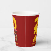 Red Gold Year of the Snake 2025 Pappbecher (Rechts)