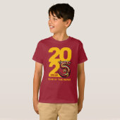 Red Gold Year of the Snake 2025 T-Shirt (Vorne ganz)