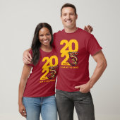 Red Gold Year of the Snake 2025 T-Shirt (Unisex)