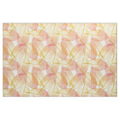 Red Gold Yellow Blätter Herbstsaison Muster Stoff (Fat Quarter (45,7 x 55,9 cm))