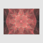 Red Gold Yellow Geometric Star Decoupage Seidenpapier (Vorderseite)