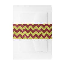 Red & Gold Zig Zag Glitzer