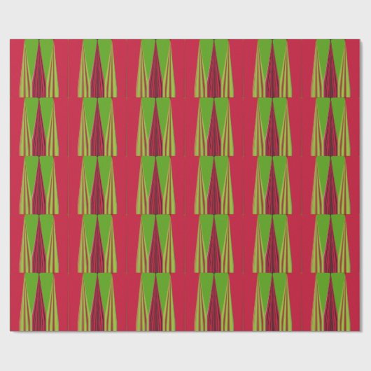 RED GOLDEN GREEN GESCHENKPAPIER (Flach)