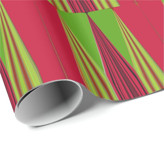 RED GOLDEN GREEN GESCHENKPAPIER (Rolleneckpunkt)