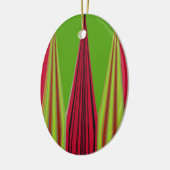 RED GOLDEN GREEN KERAMIK ORNAMENT (Links)