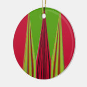 RED GOLDEN GREEN KERAMIKORNAMENT (Links)