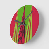 RED GOLDEN GREEN RUNDE WANDUHR (Winkel)