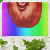 Red Golden Retriever Front Profile Küchentuch (Gefaltet)