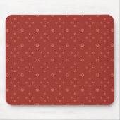 Red | Golden Zinnia Sun Mousepad (Vorne)