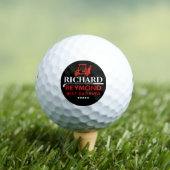 Red Golf Cart - Best Dad Golfer Mark Golfball (Insitu T-Shirt)