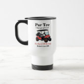 Red Golf Cart Par T-Shirt Themed Reisebecher (Links)