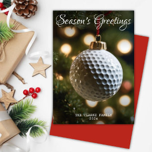 Red Golf Season Weihnachten