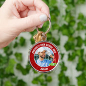 Red Golfer Photo High School Golf Team Schlüsselanhänger (Hand)