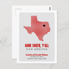 Red Gone South, Y'all Moving Postkarte