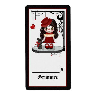 Red Gothic Liebe Doll Pixel Art