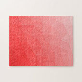 Red gradient geometric mesh pattern puzzle (Horizontal)