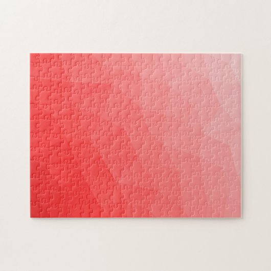 Red gradient geometric mesh pattern puzzle (Horizontal)